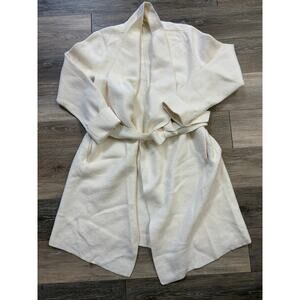 Moth Anthropologie Cream Open Front Cotton Cardigan Women’s Small
